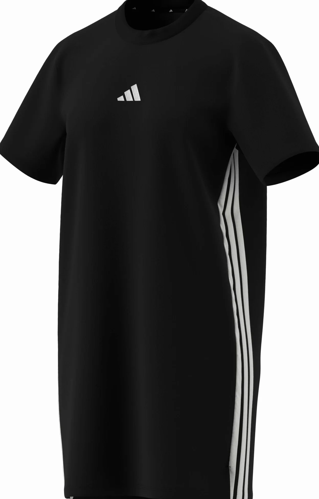 adidas Women's Essentials 3 Stripes Vestido Camiseta