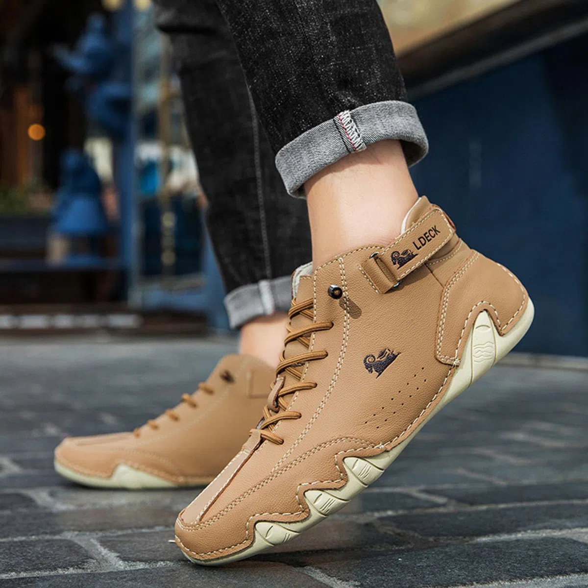 Zapatillas de Deporte Hombre Zapatos de Cordones al Aire Libre Slip-on Sneakers Trekking Tenis Malla Transpirables Vestir Zapatillas Caminar Bambas Gimnasio para Todas Las Estaciones