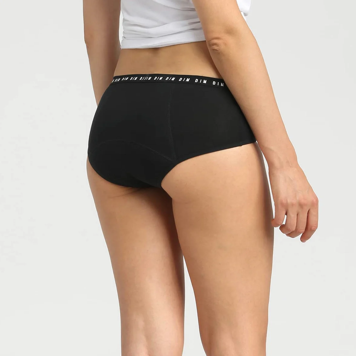 Dim Braga Tipo Short Menstrual Flujo Abundante En Algodón Orgánico Dim Protect Mujer x2