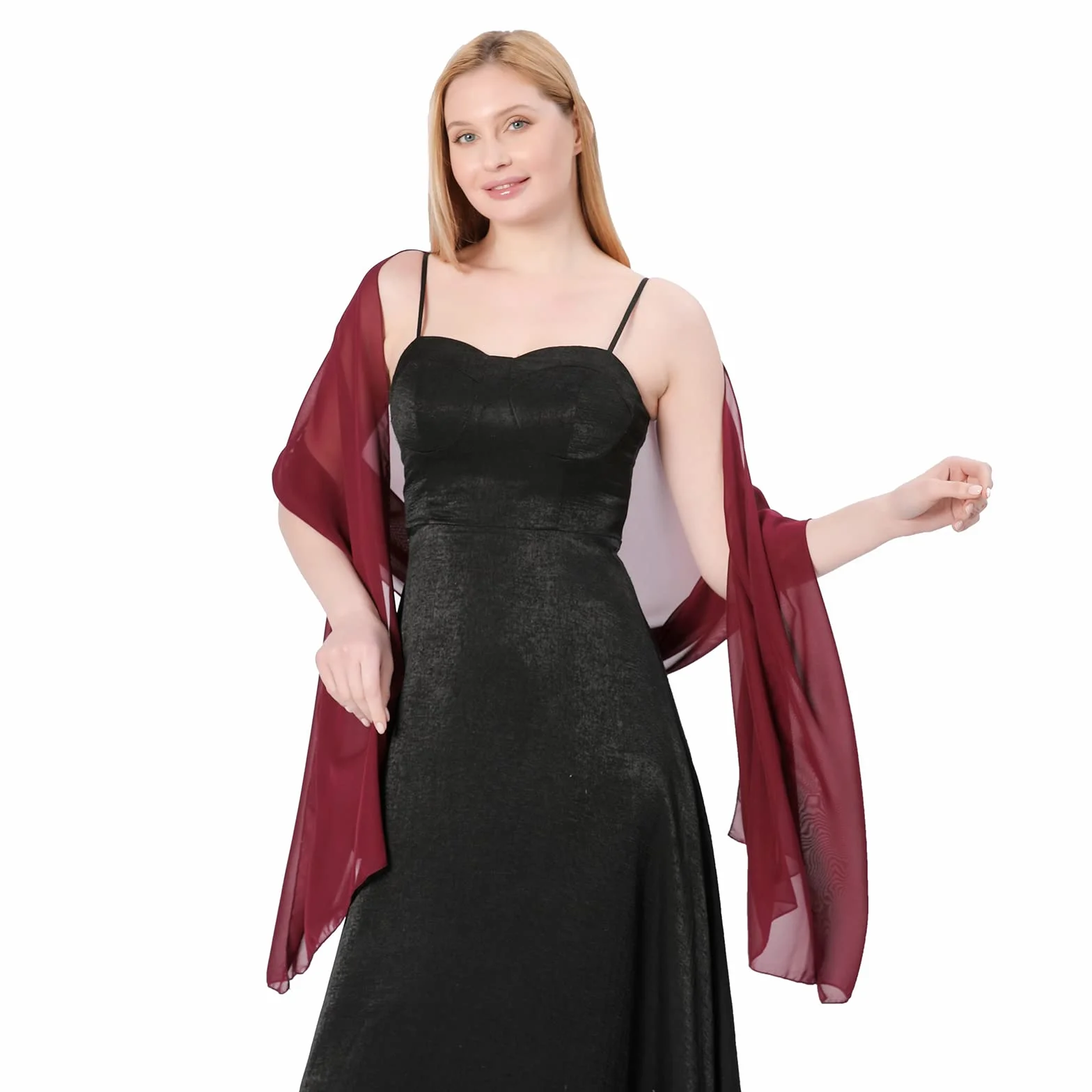 Proumhang Mujeres Mantones de Gasa Suave Bufandas Wraps 70cm x 200cm