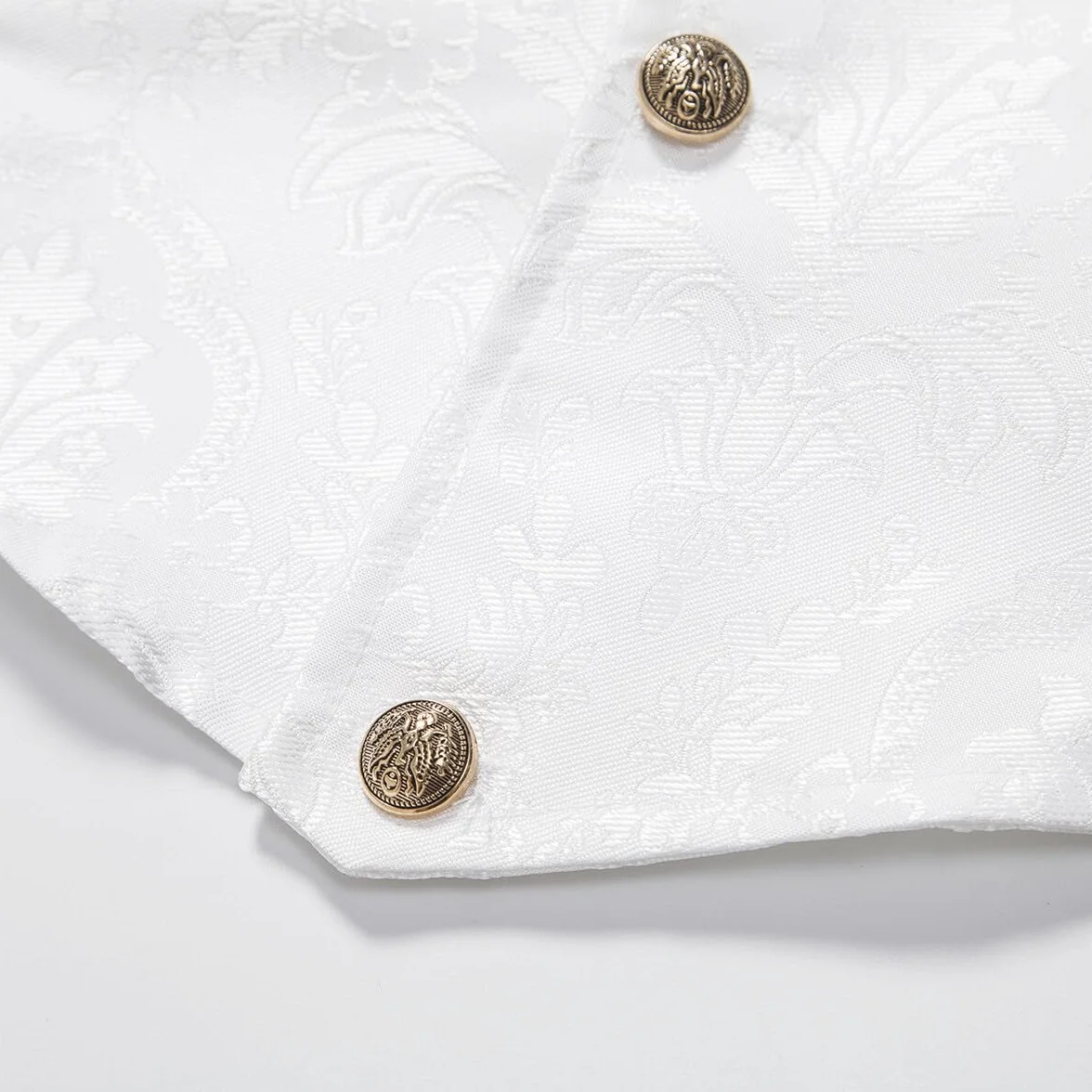 Chaleco de traje gótico steampunk para hombre occidental formal Paisley