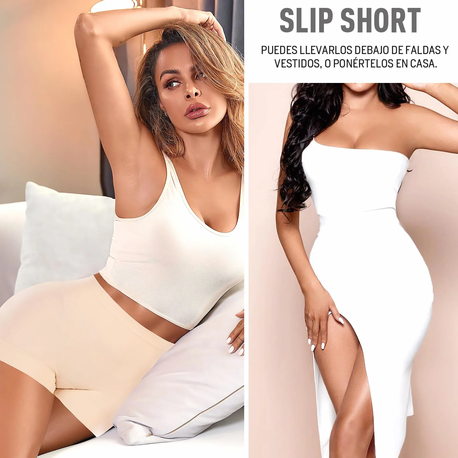 YARRCO Braga Faja Reductora Mujer Invisible Shapewear Control de Abdomen Sin Costuras