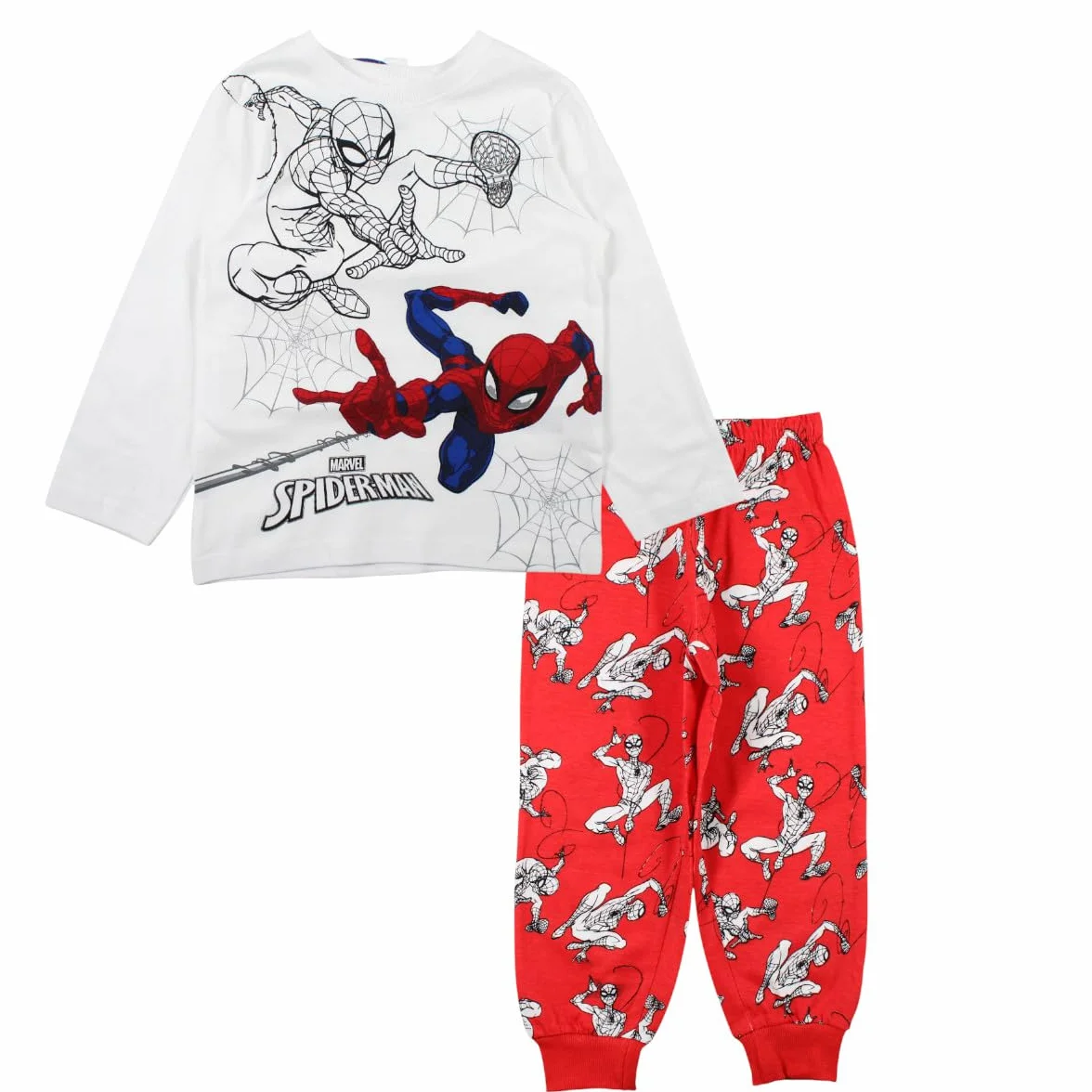 Disney Pyjama Coton Garcon Spiderman Pijama de algodón para niño Spiderman Unisex niños (Pack de 2)