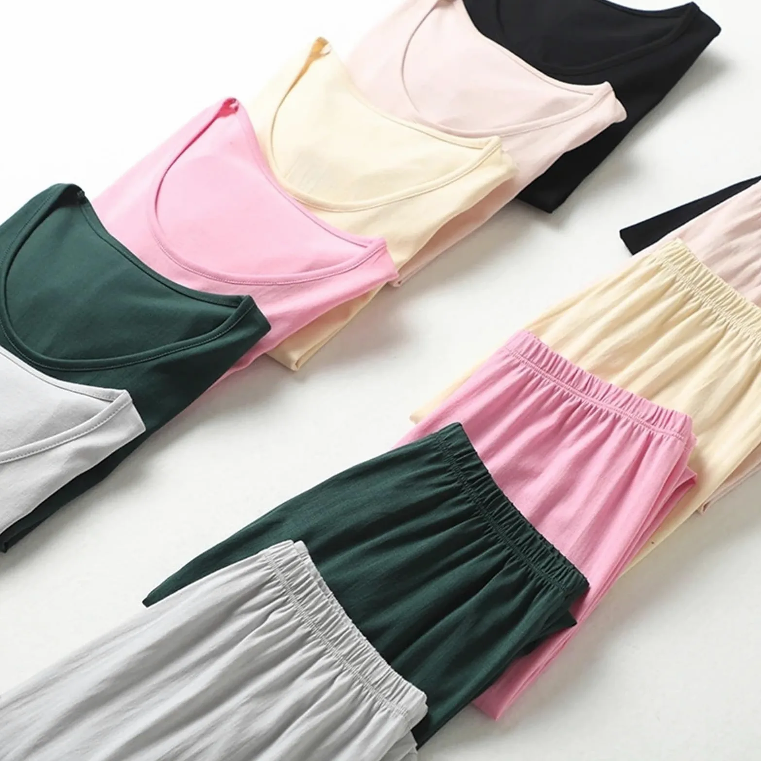 Conjuntos de Ropa Interior térmica for Mujer, 80 Seda, 20 algodón, Conjunto lencería, Invierno for, Pijama Capa Base cálido para Esquí,Moto