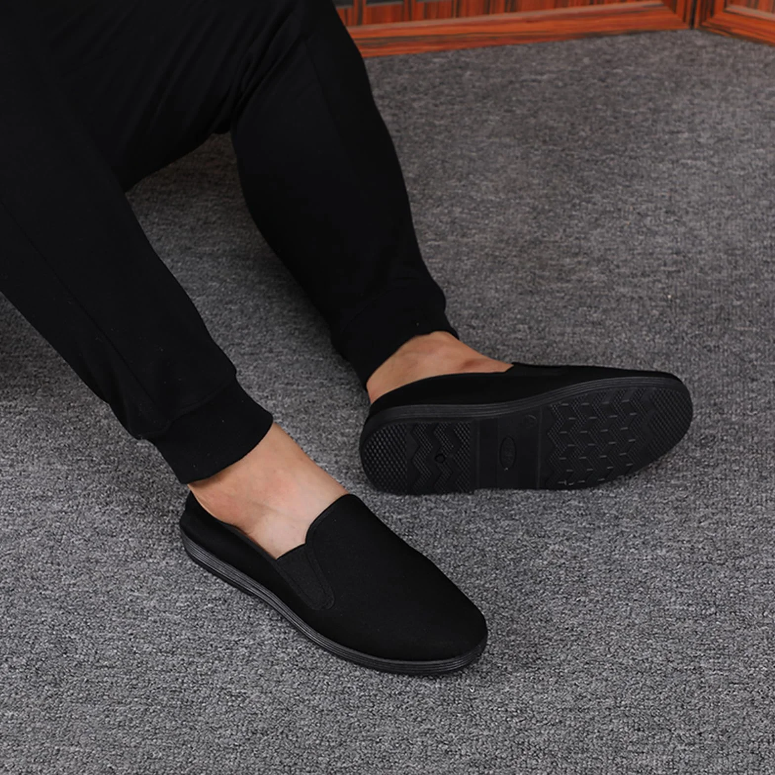 Zapatilla Kung-Fu Lona Mujer,Zapatos De Kung Fu Tradicionales Chinos,Zapatillas Chinas De Kung Fu Tai Chi,AbsorcióN De Impactos Ligera,CóModo Transpirable,Adecuado Para Uso Interior/Exterior