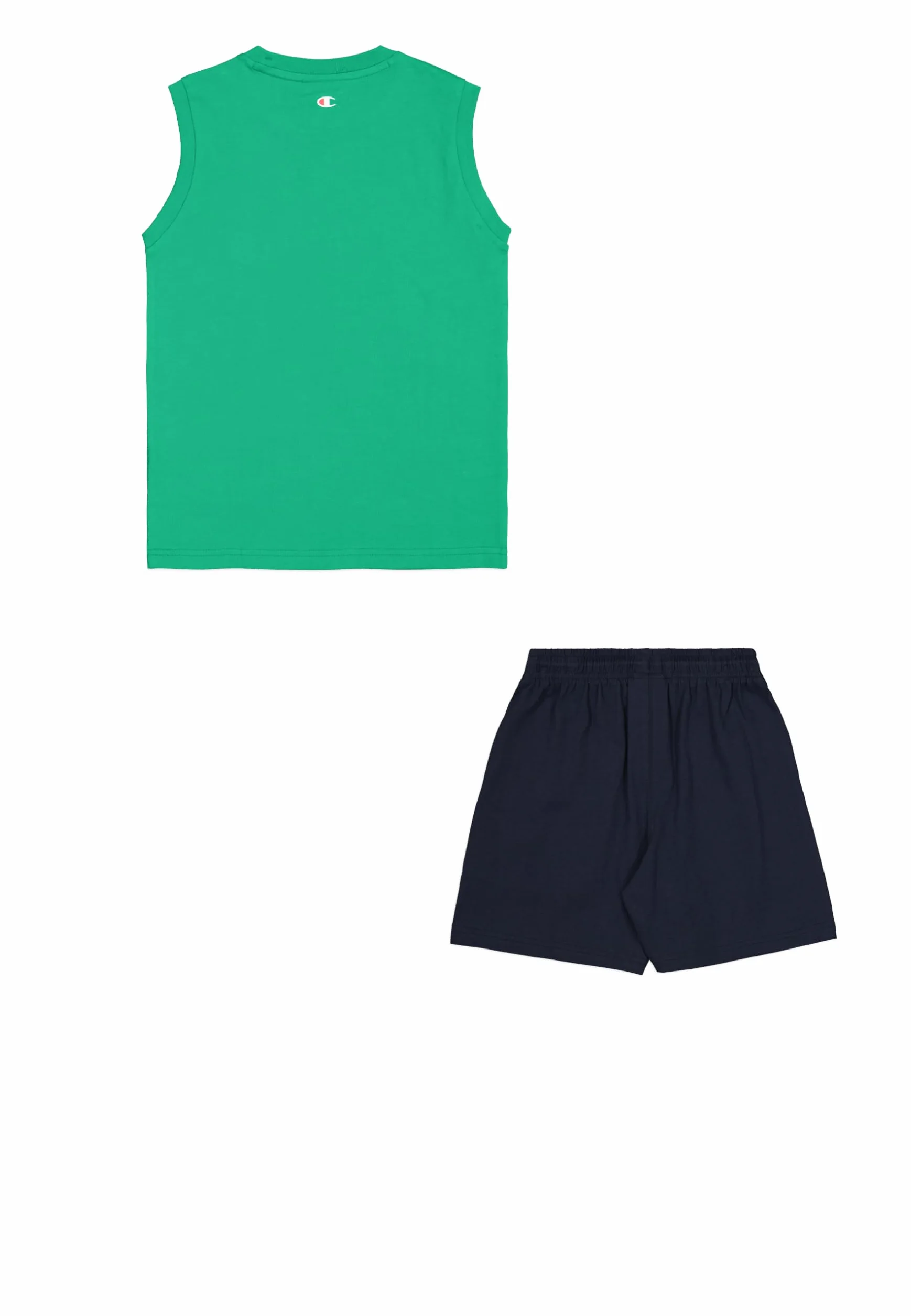 Champion Legacy Boy - Graphic Sleeveless Crewneck Set With Large Print Conjunto Niños