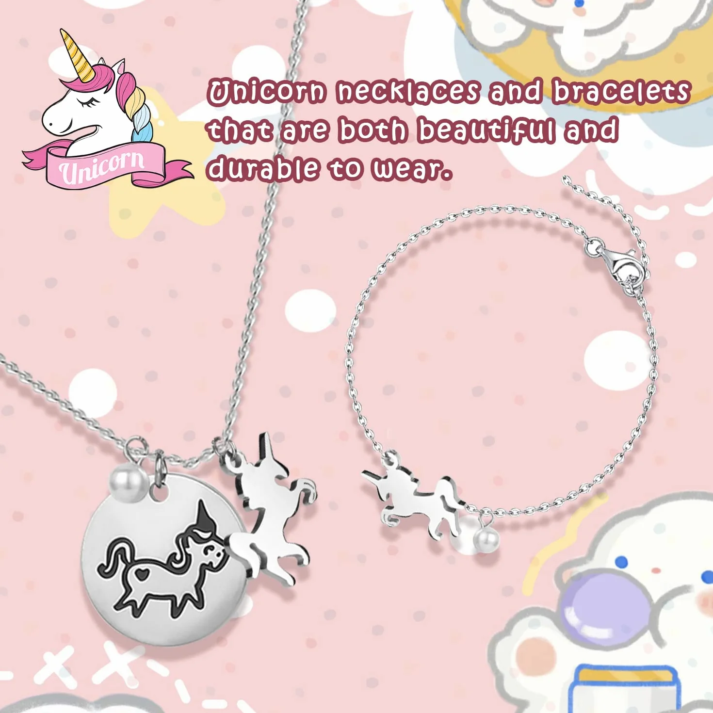 Joyero grande caja musical 5 capas puerta oscilante bailarina giratoria juego joyas unicornio organizador niñas niños