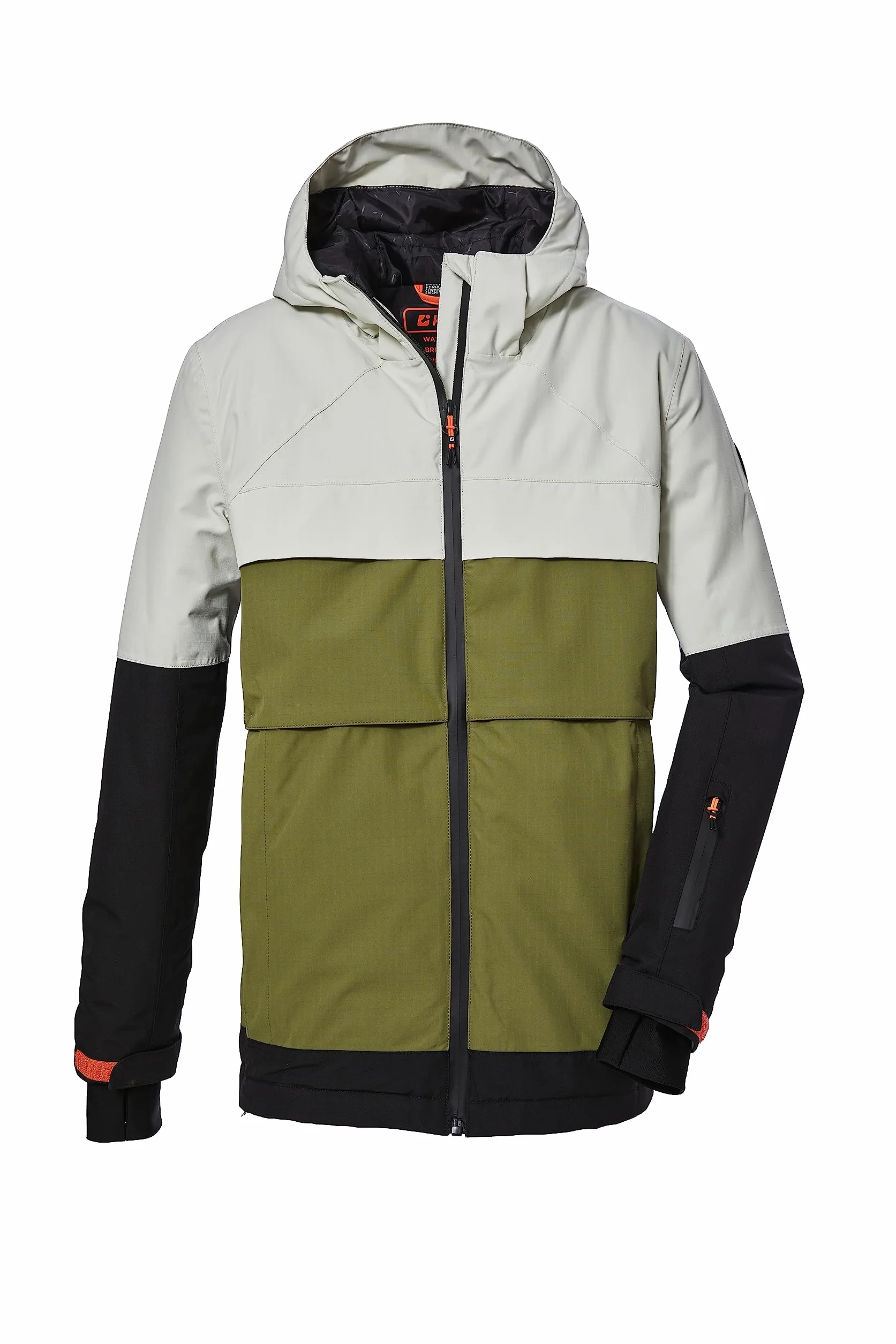 Killtec Ksw 126 Bys Ski Jckt Chaqueta de esquí/chaqueta funcional con capucha y paranieves, impermeable Boy´s