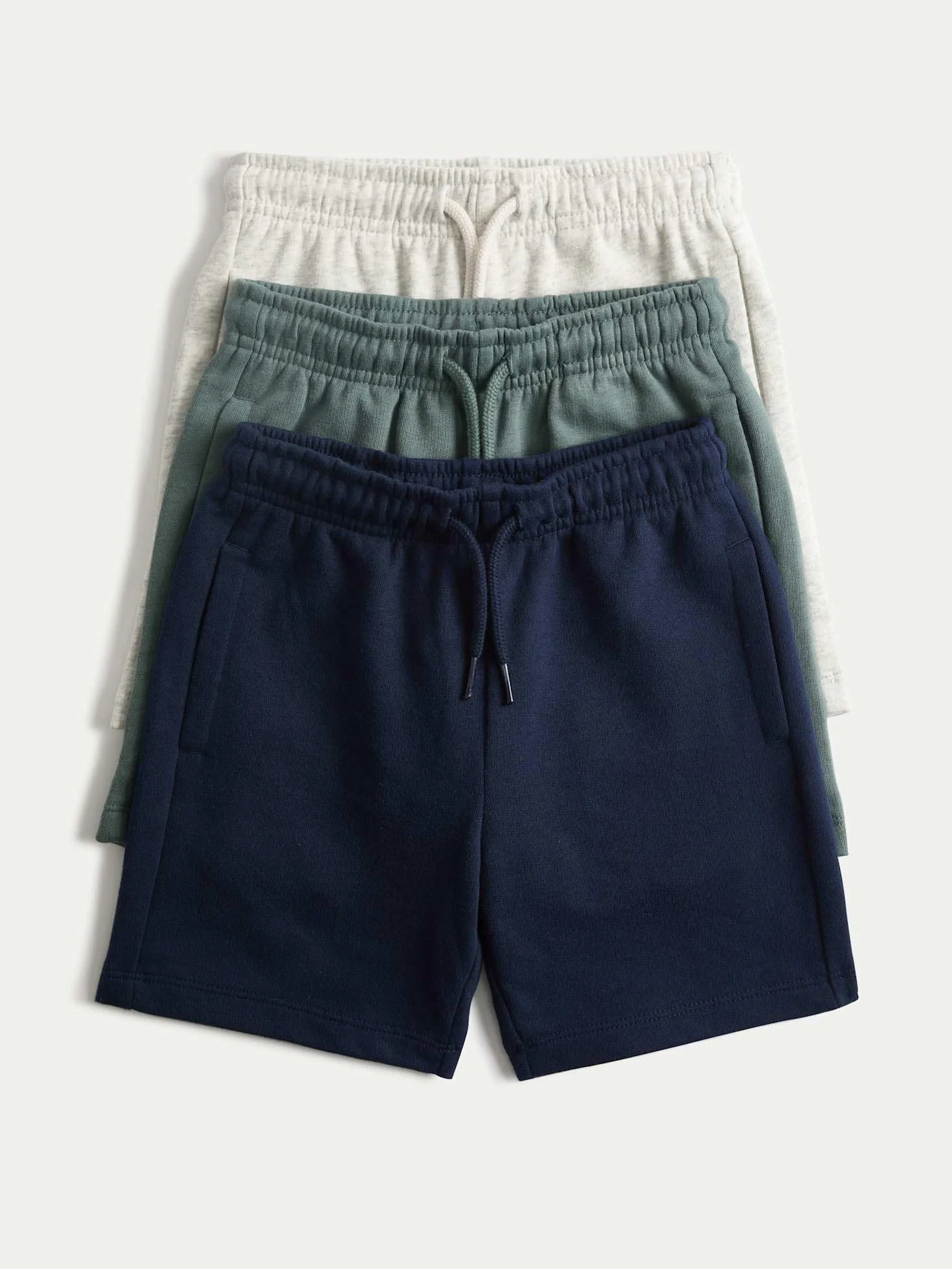 Marks & Spencer Pantalones Cortos Algodón Hombre Pack de 3 Ajuste Normal