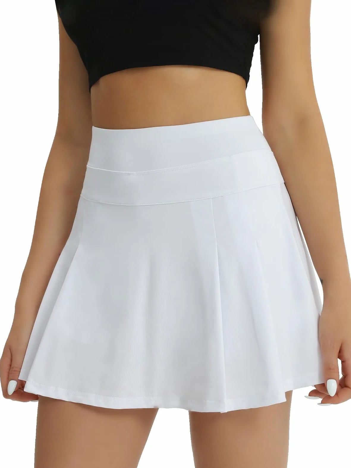 fuinloth Falda Padel Tenis Mujer Deporte Pantalón Deportivo Mujer de Golf con Bolsillos