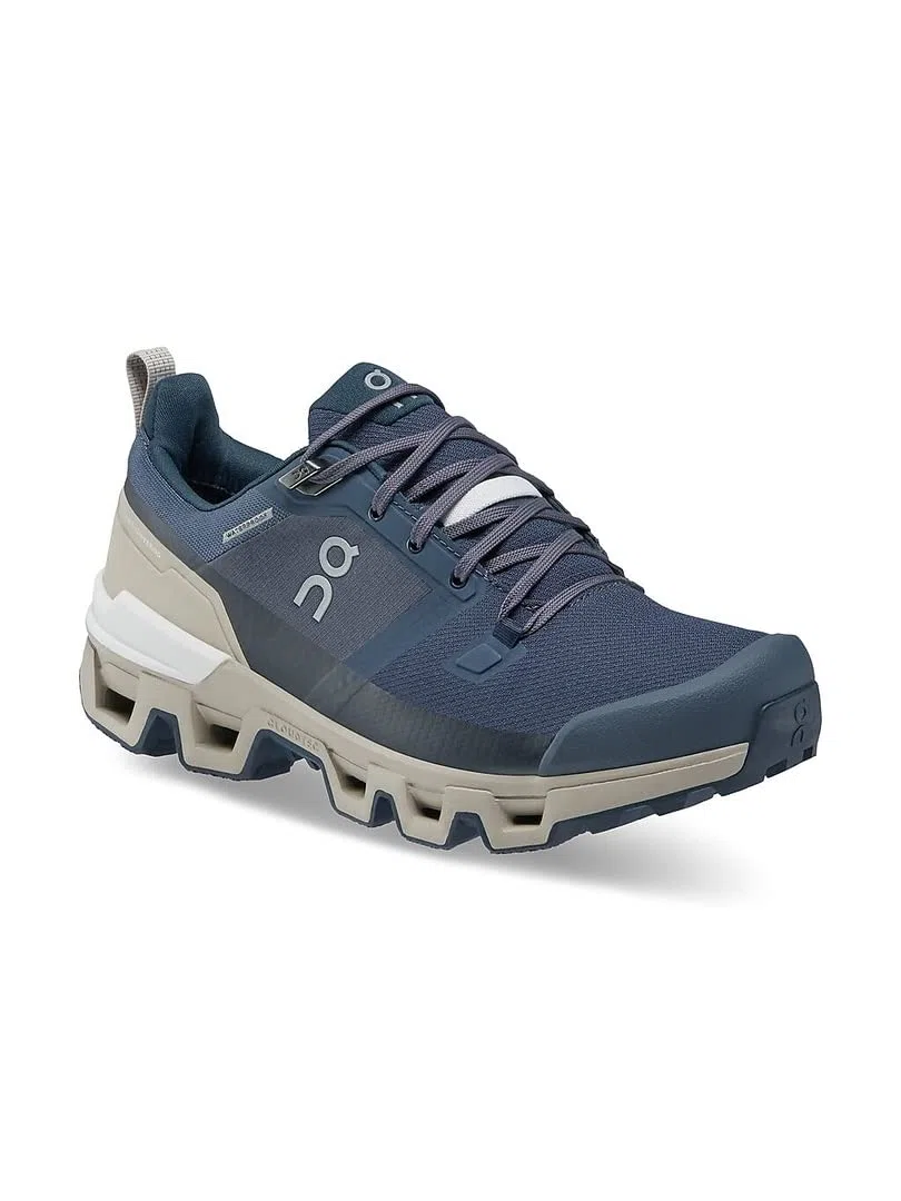 ON Cloudwander Waterproof, Botas de Senderismo Mujer, Navy Desert, 40 EU