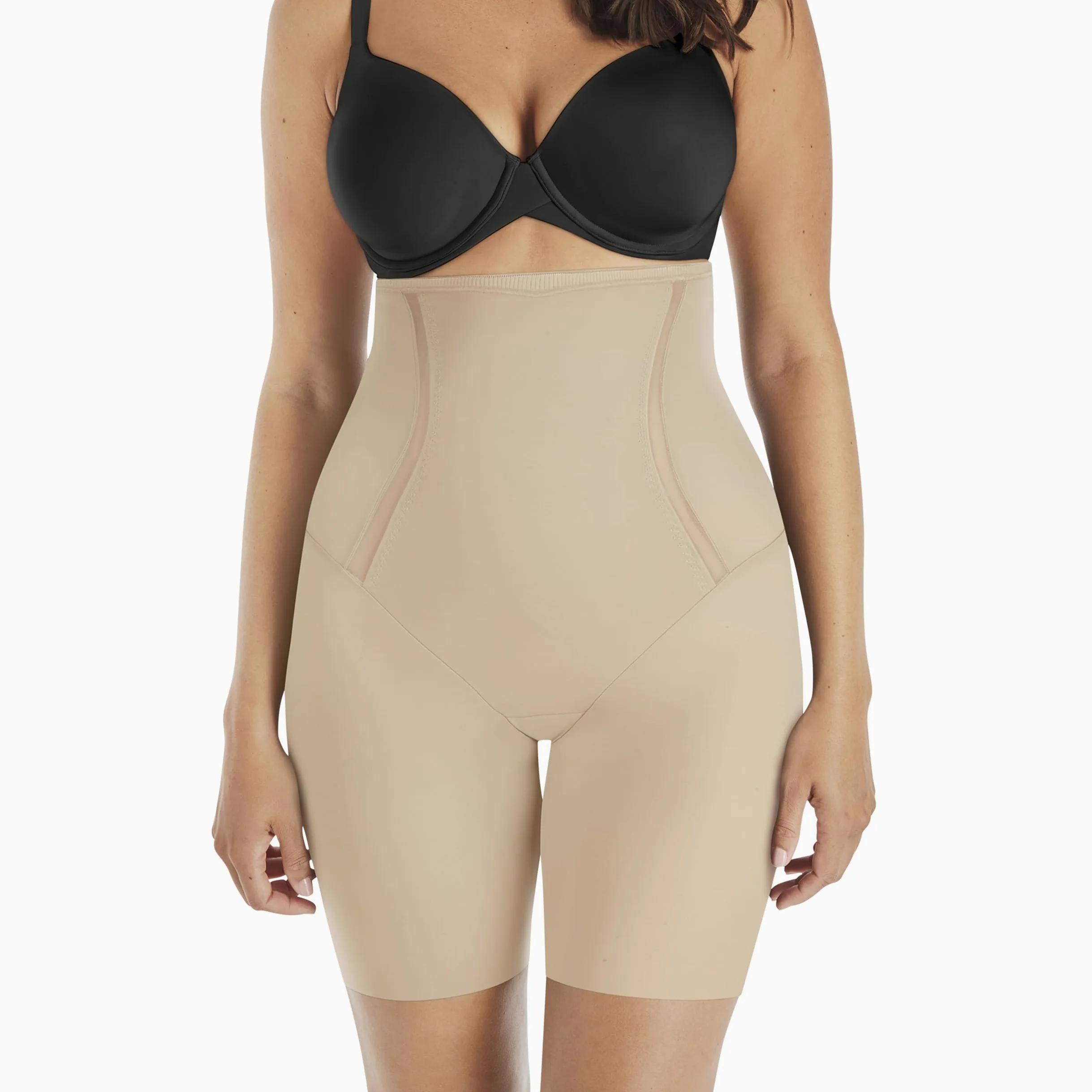 Maidenform Firm Foundations - Hi-Waist Thigh Slimmer modeladores de Muslo Mujer (Pack de 1)