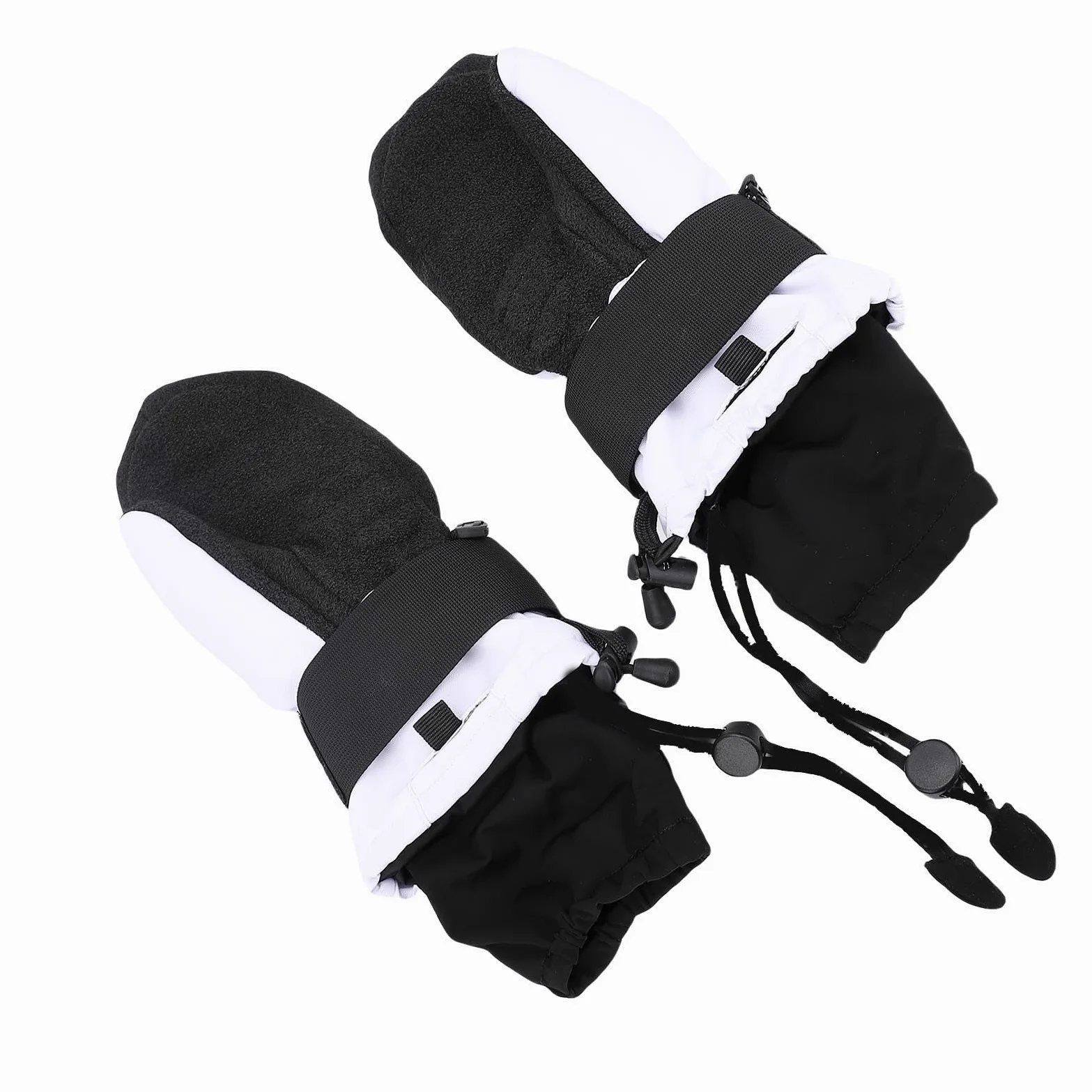 AMONIDA Manoplas de esquí, Manoplas Térmicas Resistentes Al Viento y a la Nieve, para Deportes de Invierno con Muñequera y Almohadillas Amortiguadoras de EVA, Ideales para Snowboard, Ciclismo