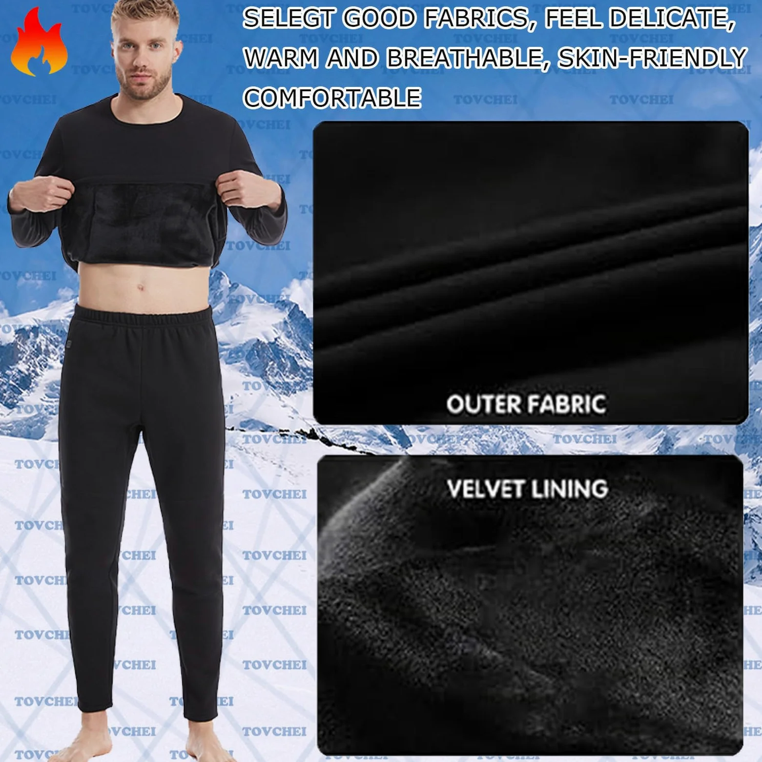 Ropa Interior Calefactada Eléctrica Camisas Hombre Mujer USB Smart 16 Zonas Camisetas Térmicas Calefactadas Lavables para Esquí Al Aire Libre