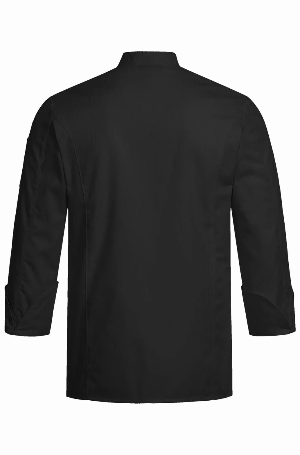 GREIFF Chaqueta de Cocina RF Regular Fit, Botones de presión Ocultos, Bolsillo en el Brazo con Logotipo, Orificios de ventilación, Costuras vienesas en la Parte Delantera y Trasera