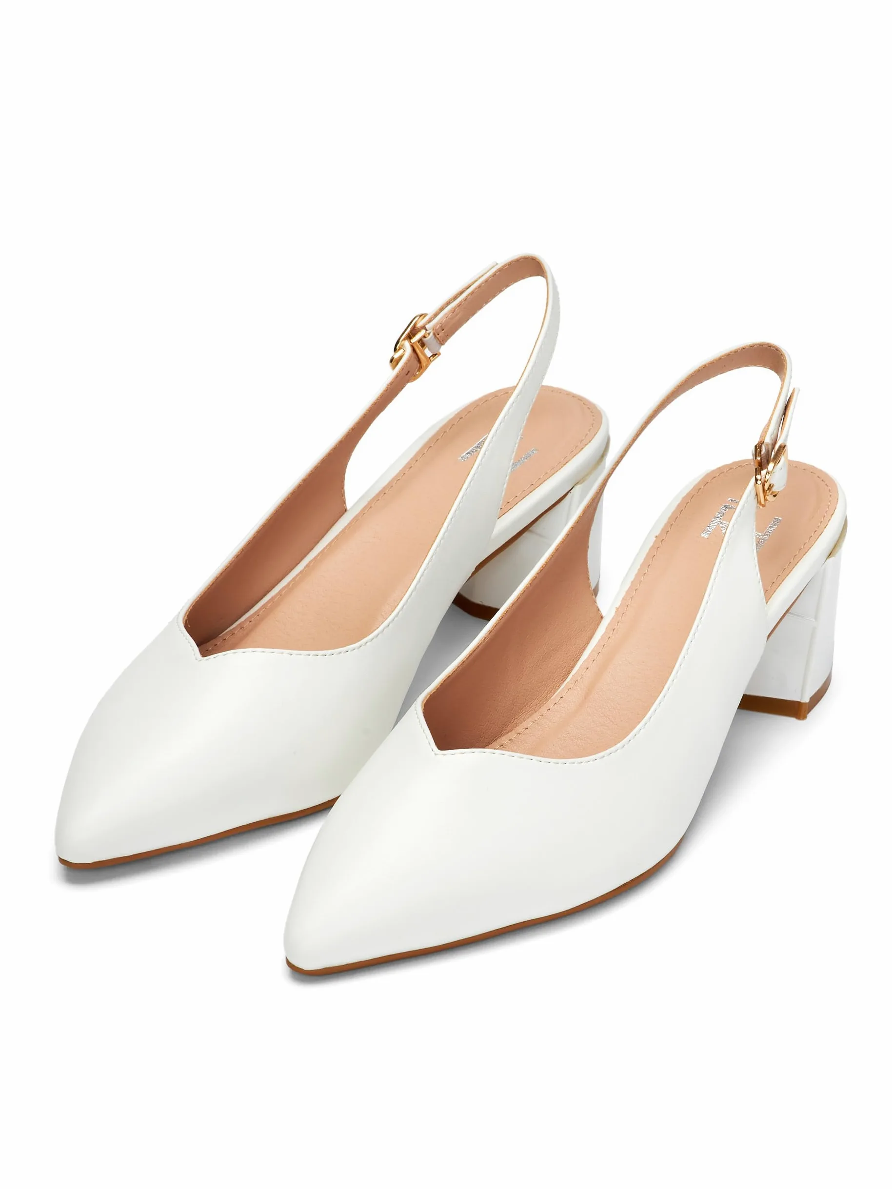 Zapatos de tacón para mujer, tacón de bloque de 5,5 cm, piel de ante suave y piel sintética, cómodos zapatos de tacón con tacón, blanco/negro/rojo/beige/nude/topo, correa trasera, HF3999-1