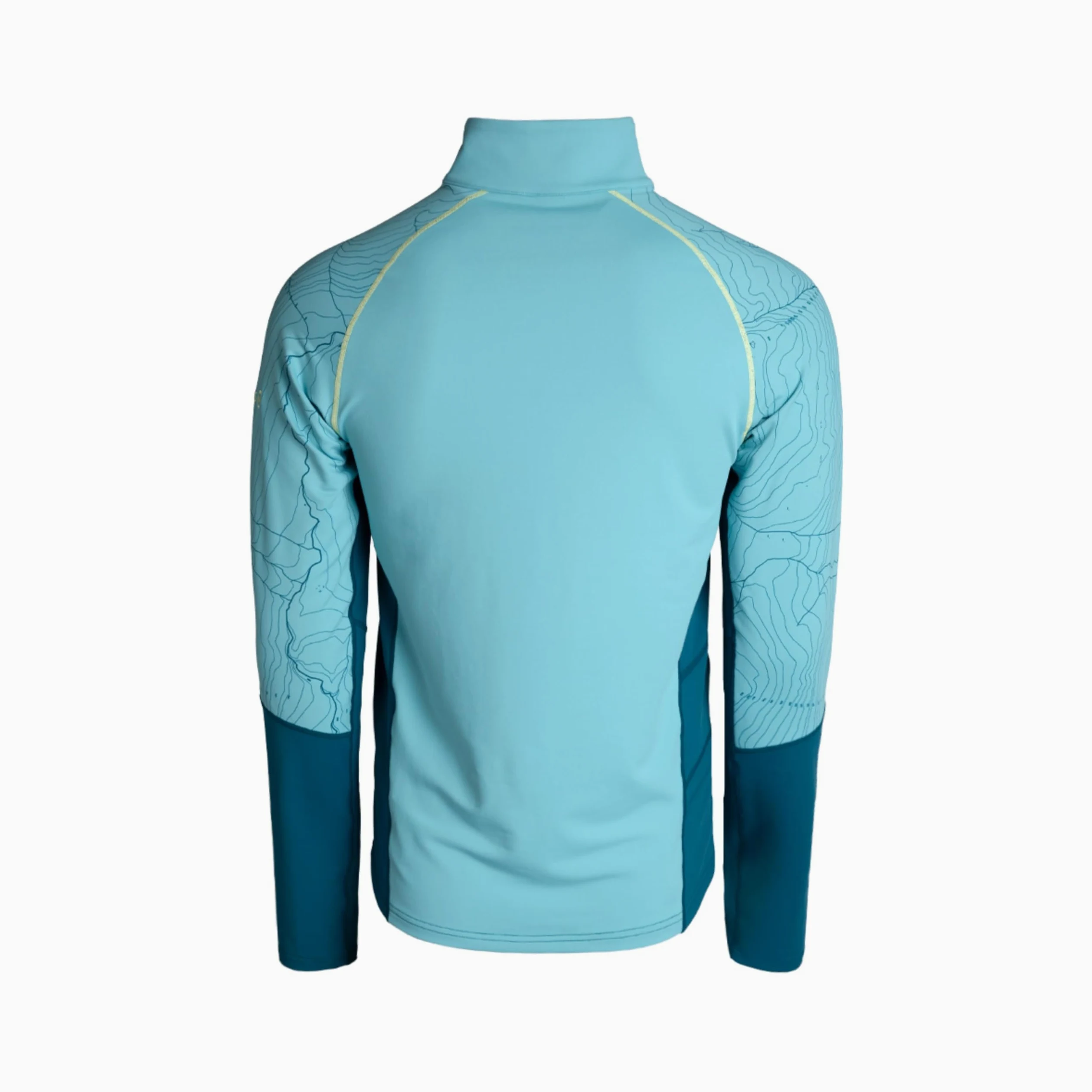 Izas Salem M Camiseta Técnica DE Manga Larga para Hombre Polar Stretch para Entrenamientos y Rutas Outdoor en Climas Fríos, Bi-elástica, Transpirable, Secado Rápido, Cuello Alto Cremallera