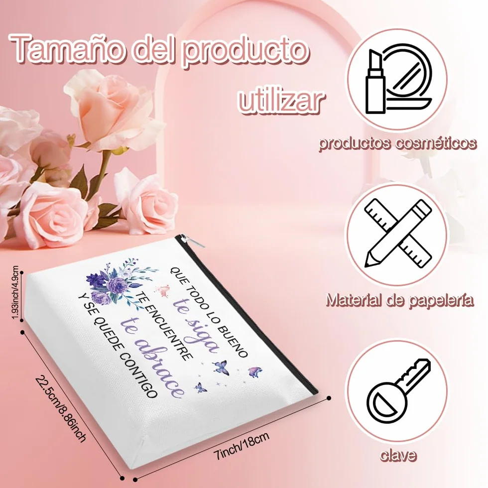 Bolsa De Maquillaje,Dia De La Madre, Neceser Mujeres, Bolsas De Aseo Neceseres De Viaje,Regalo Originales para Mujer,Regalos para Mujer,Regalo para Mujeres