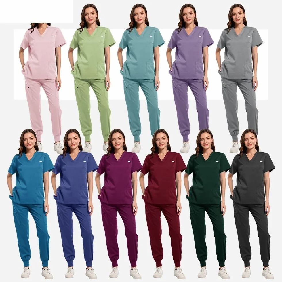 Conjuntos de batas médicas for mujer, ropa de trabajo de laboratorio, clínica Dental, clínica Dental, salón de belleza, Spa, accesorios for enfermeras