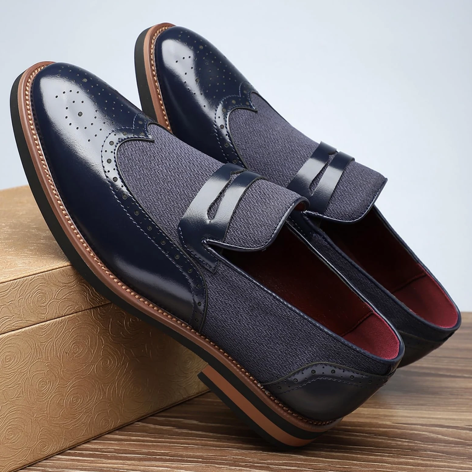 Hixingo Zapatos de Vestir Hombre Piel | Zapatos Elegantes de Traje para máxima comodidad durante todo el día. para oficina, negocios, bodas y eventos