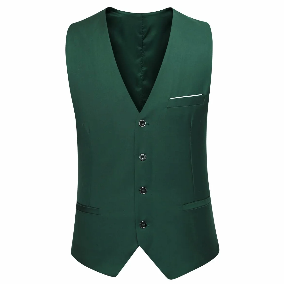 YOUTHUP Traje de 3 Piezas Slim Fit para Hombre Elegantes Negocio Boda Traje Blazer Chalecos Pantalones
