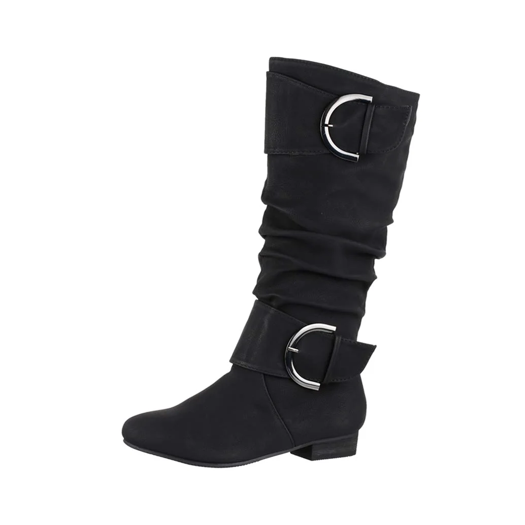 Elara Botas Mujer Boots Botines Deslizamiento Chunkyrayan