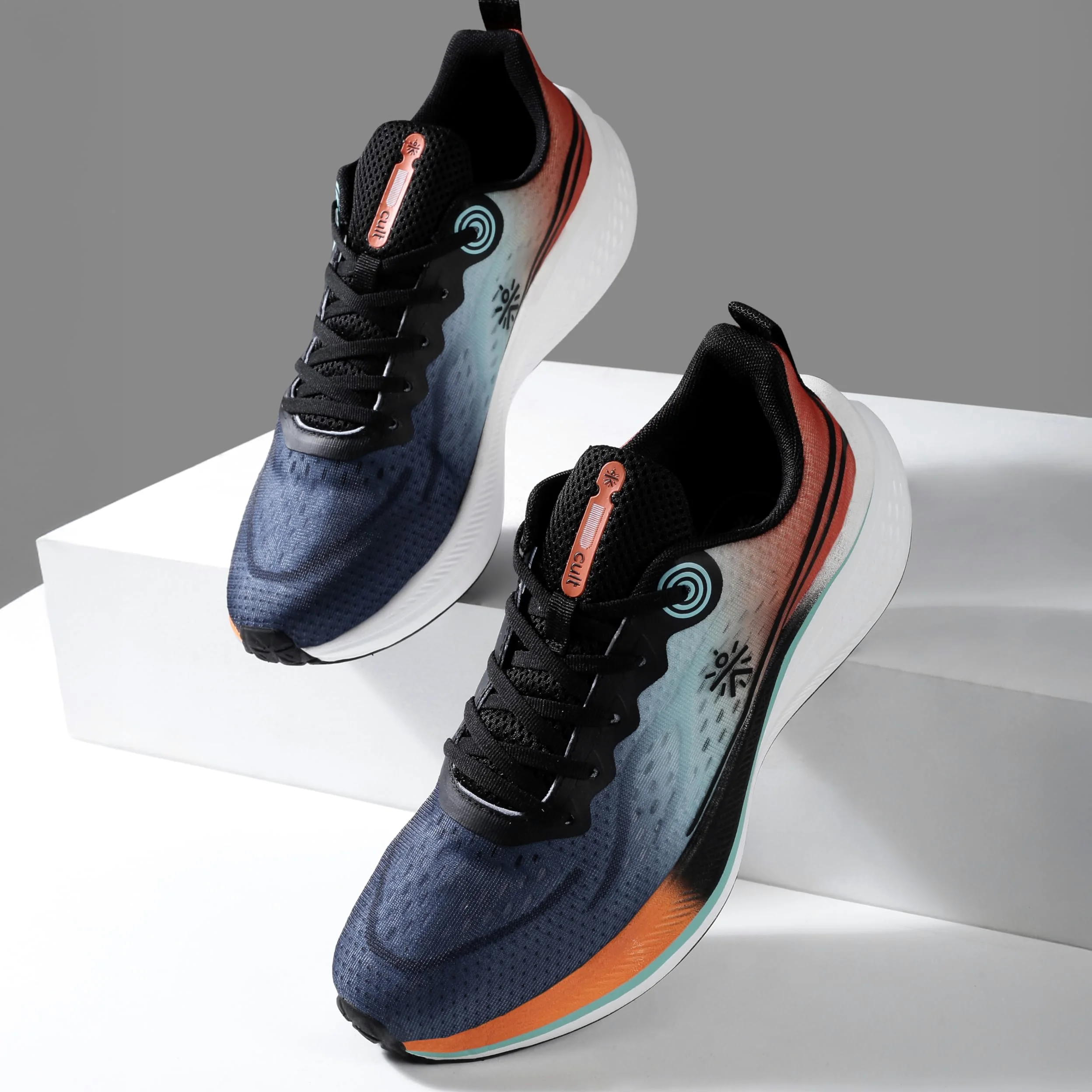 CULT Dynex - Tenis de correr para hombre, parte superior transpirable, comodidad acolchada, agarre antideslizante, ligeros para uso diario