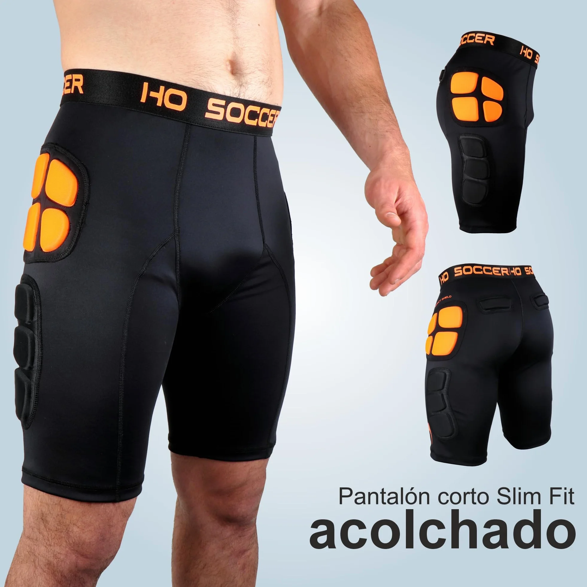 Ho Soccer Pantalones Cortos de Portero Short Impact Shield JR