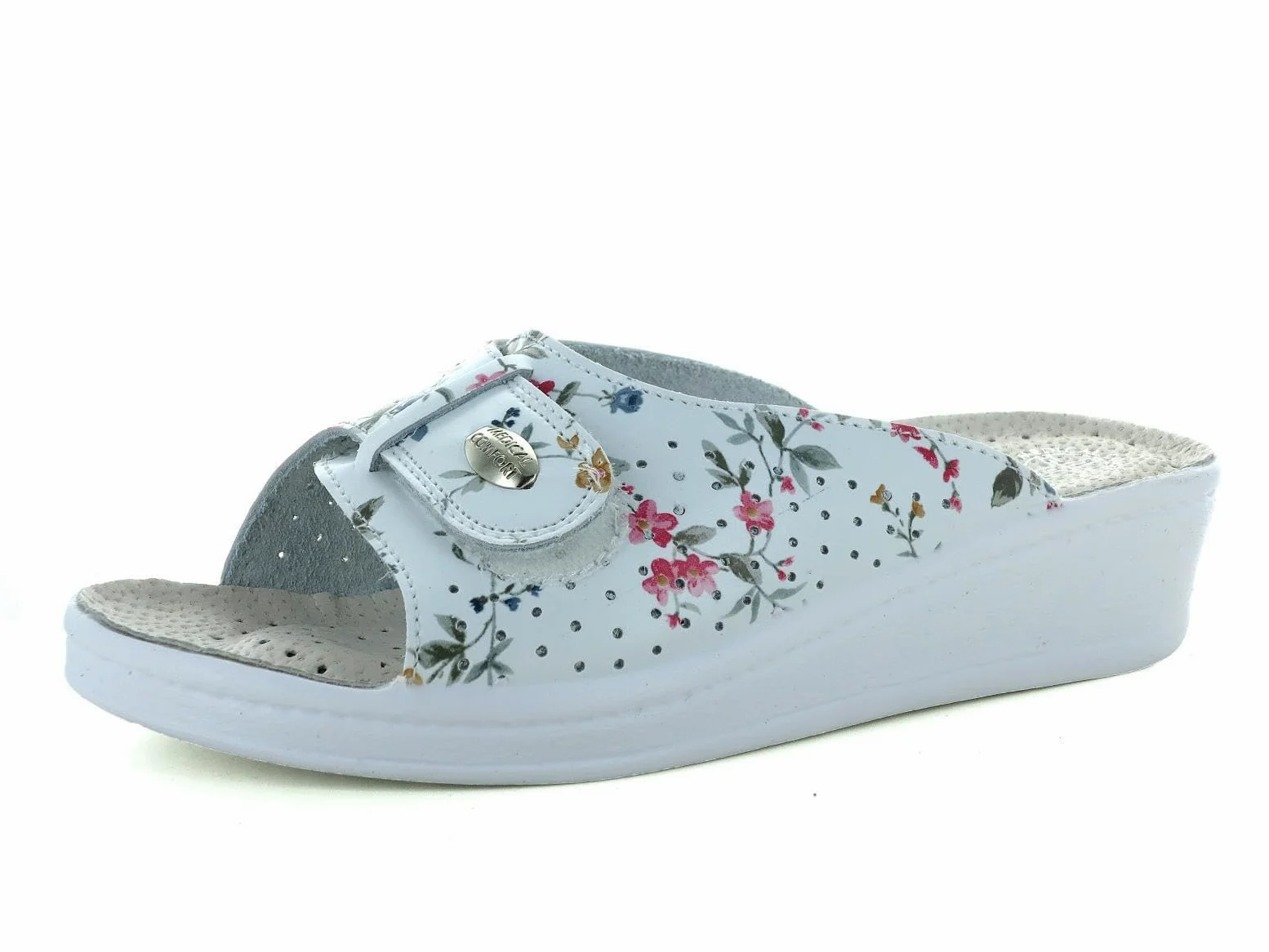 Sandalias Zuecos Mules Zapatillas Zapatos de Cuero, Mujer