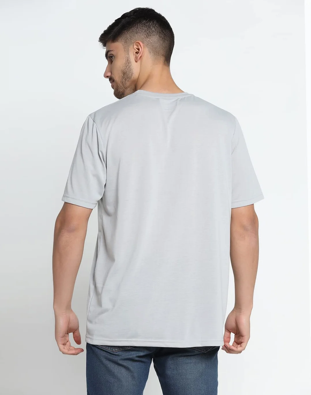INKKR Camiseta de rayas para hombre, talla grande, corte recto