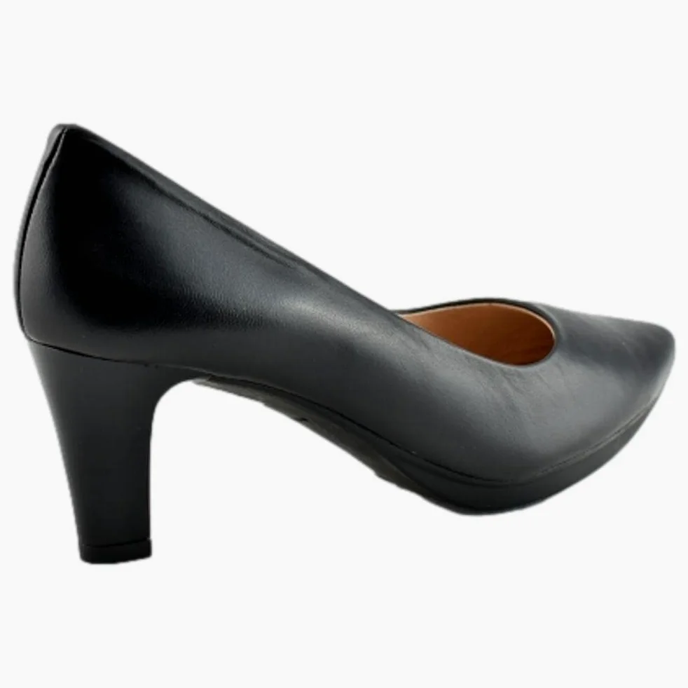CHAMBY - Zapato Tipo SALÓN DE Piel con Planta Acolchada Y Plataforma DE Goma Flexible 258059 Cuero
