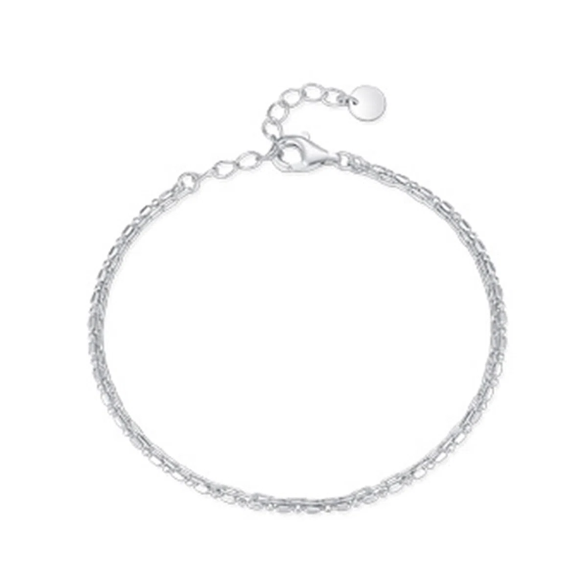 Pulseras vintage para mujer de platino, pulsera de eslabones para mujer joven, PT950 y oro blanco de 9K/14K/18K