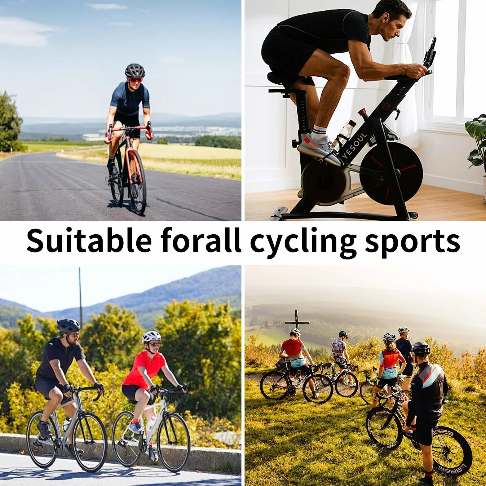 Culotte Ciclismo Hombre, Culote Ciclista Hombre con Acolchado 5D Calzoncillos Ciclismo Transpirables a Prueba de Golpes De Secado Rápido Pantalon Ciclista para Ropa Ciclismo