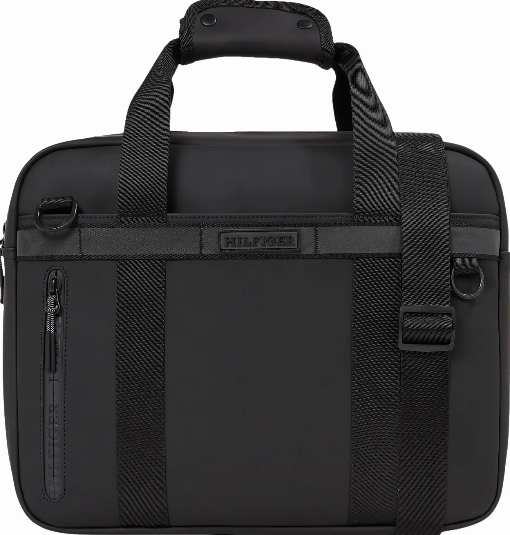 Tommy Hilfiger TH MONOTYPE AM0AM12745 - Bolsa de ordenador para hombre, color negro, talla única, Black, One Size