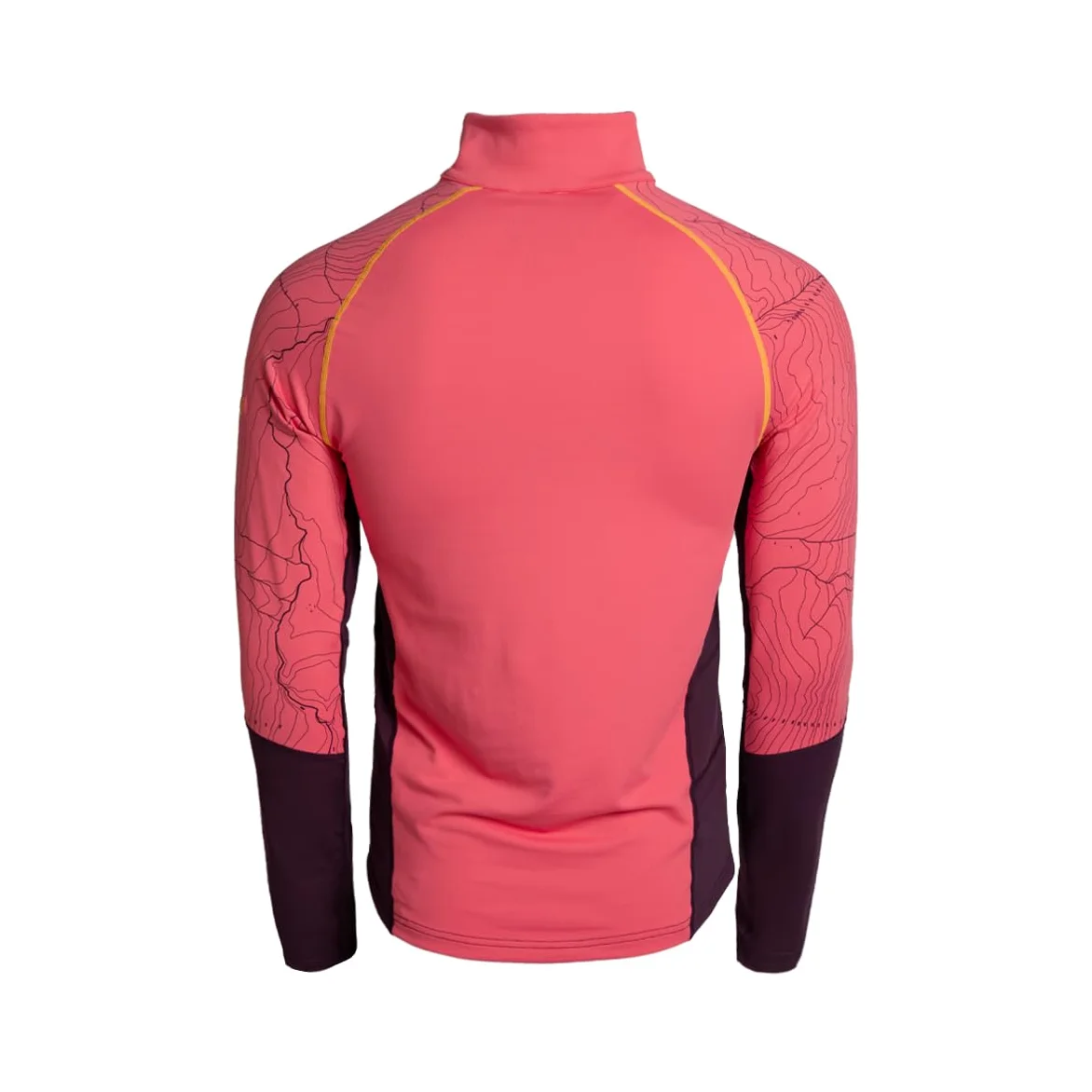 Izas Salem M Camiseta Técnica DE Manga Larga para Hombre Polar Stretch para Entrenamientos y Rutas Outdoor en Climas Fríos, Bi-elástica, Transpirable, Secado Rápido, Cuello Alto Cremallera