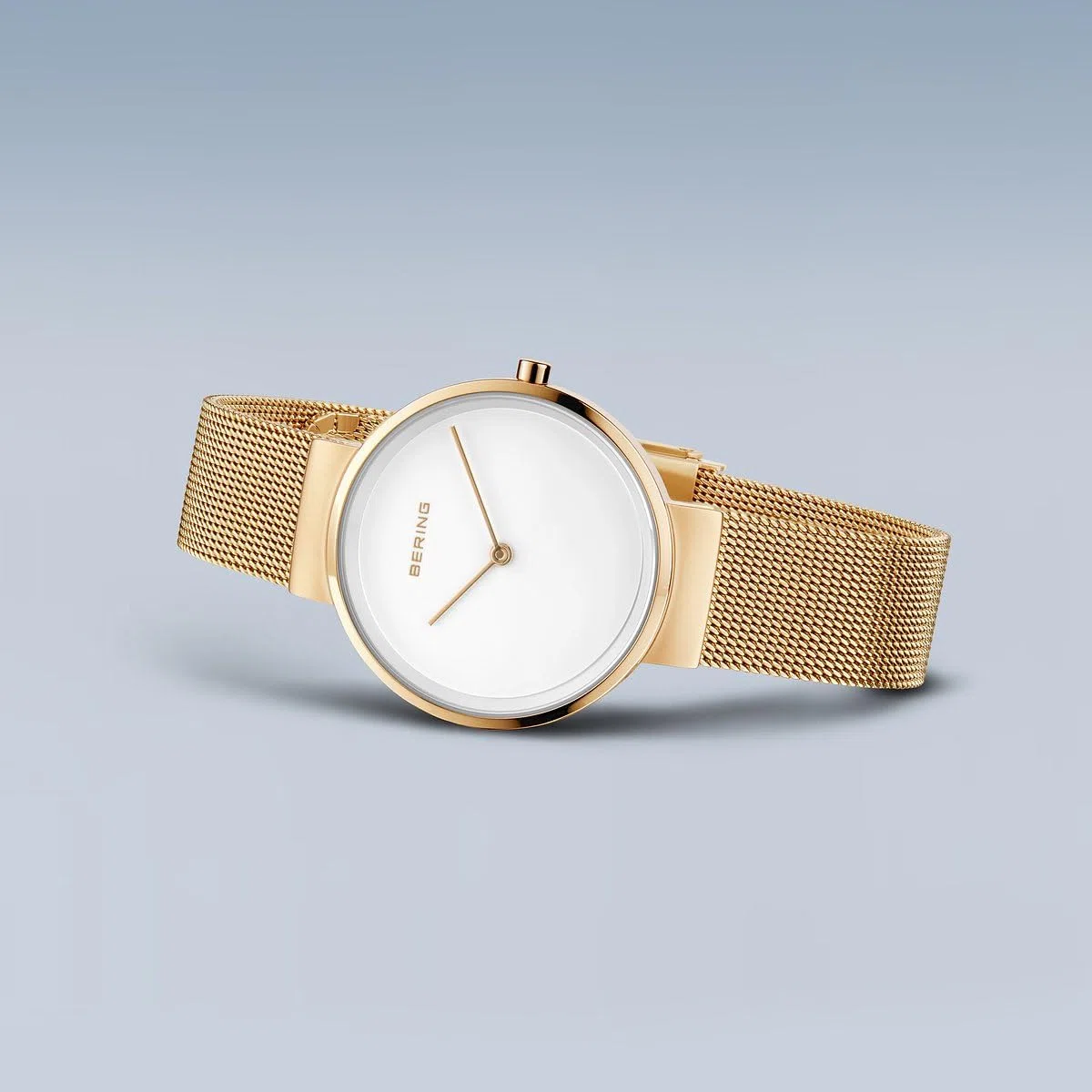 BERING Reloj analógico de Cuarzo para Mujer con Correa milanesa 14531-334, Pulsera
