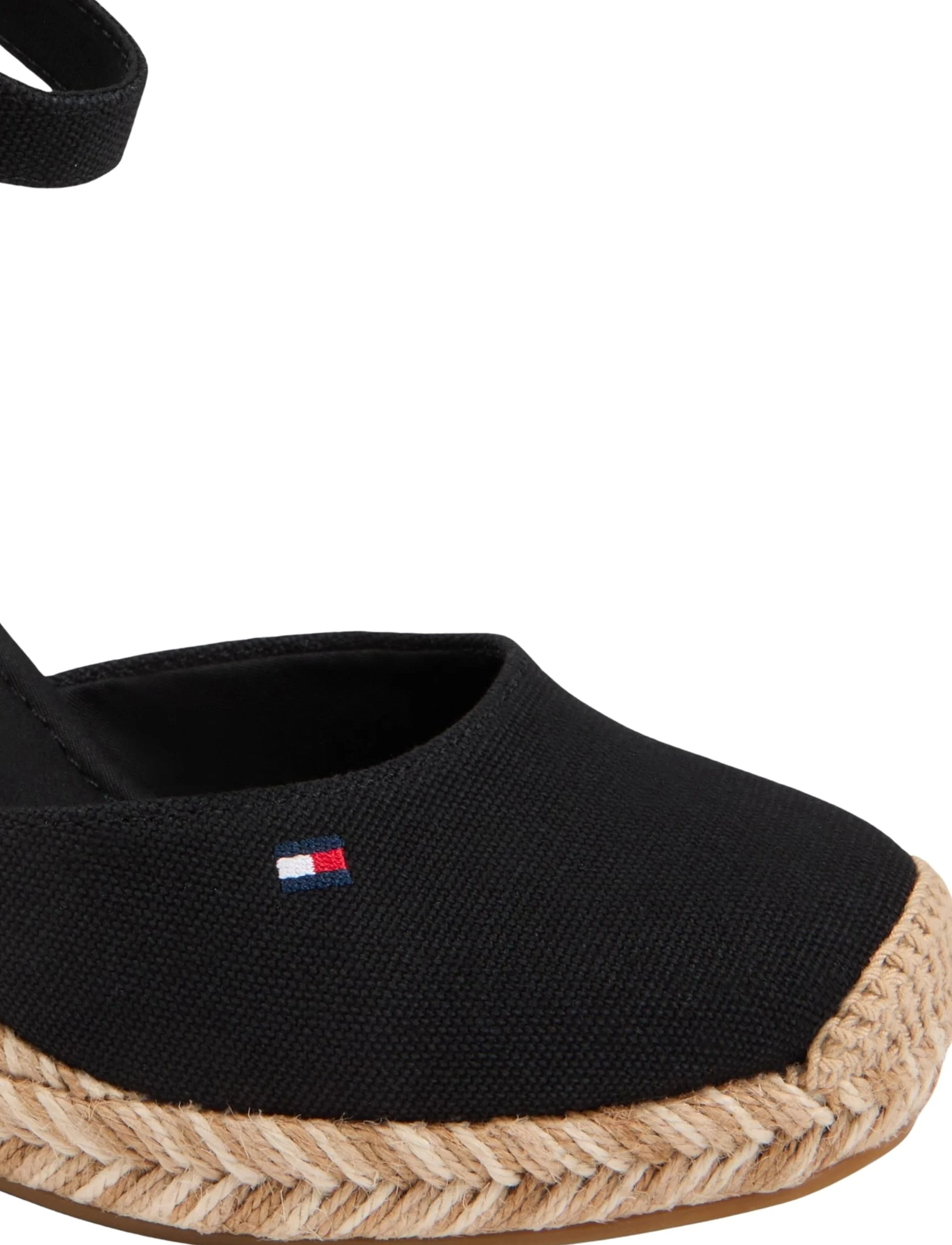 Tommy Hilfiger Flag High Wedge Espad Closed Toe Fw0fw09225, Alpargatas de cuña Mujer