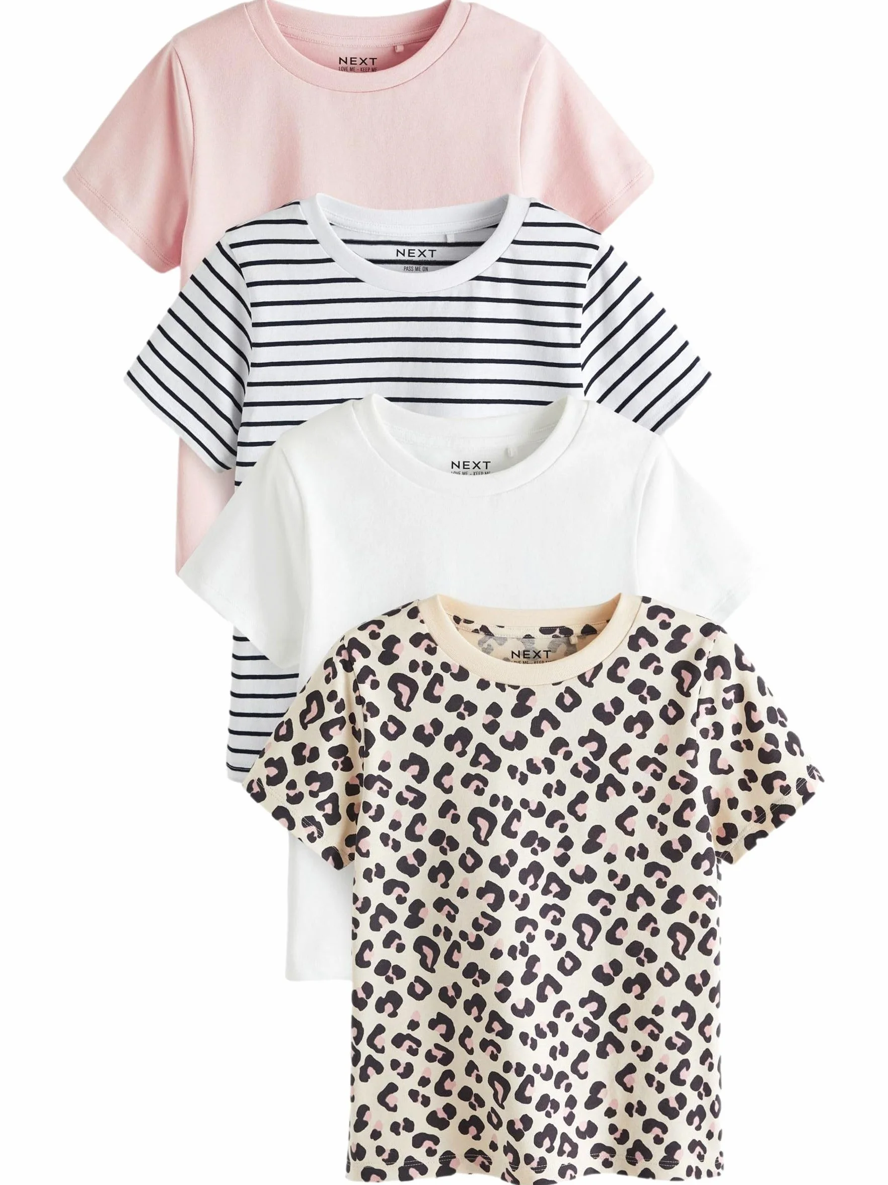 NEXT Niñas Pack de 4 Camisetas