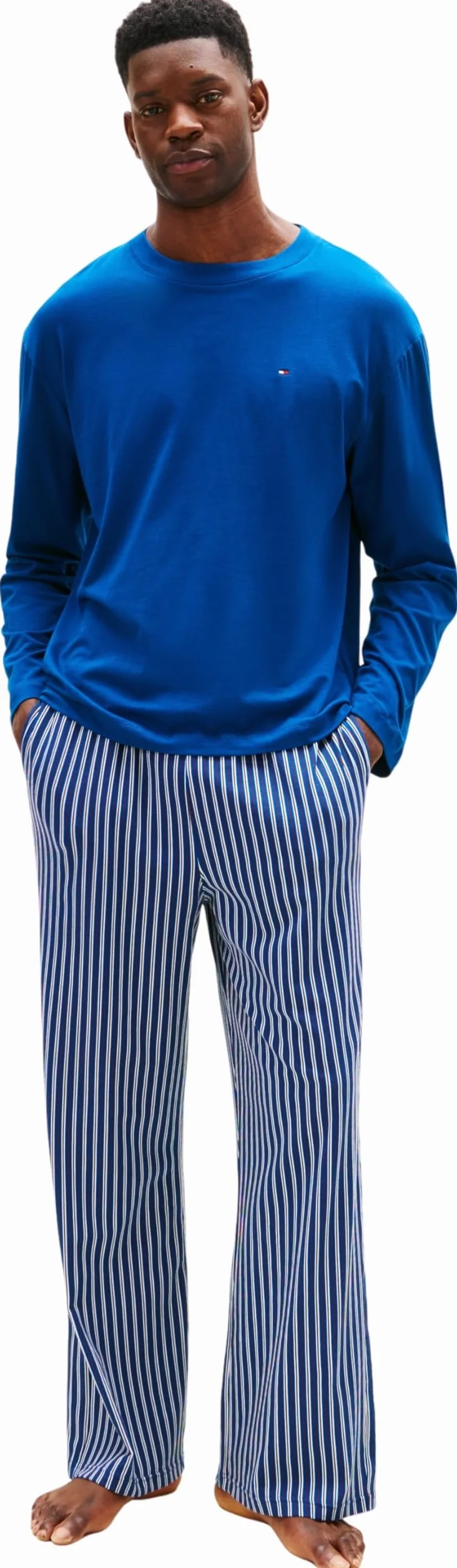 Tommy Hilfiger Set de Pijama Hombre Jersey Print Manga Larga