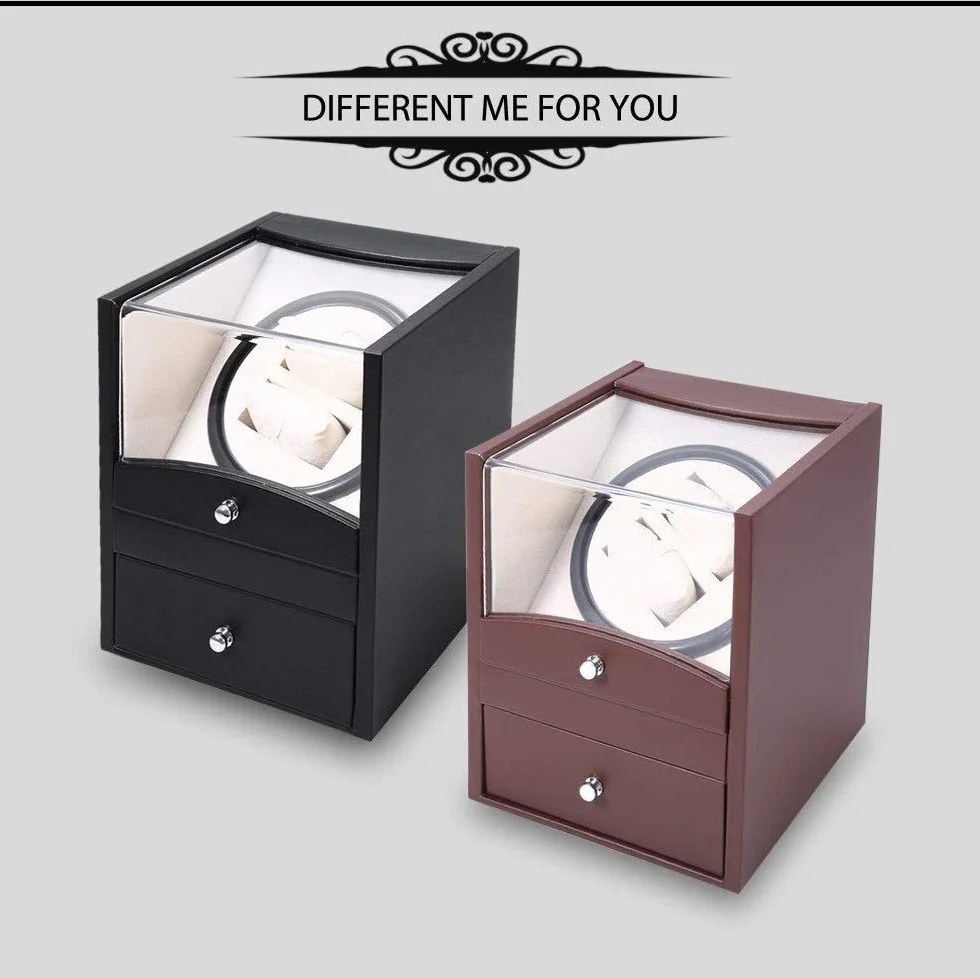 MR Maestro Relojero Vitrina Watch Winder 4 Variedades Rotación Automáticos