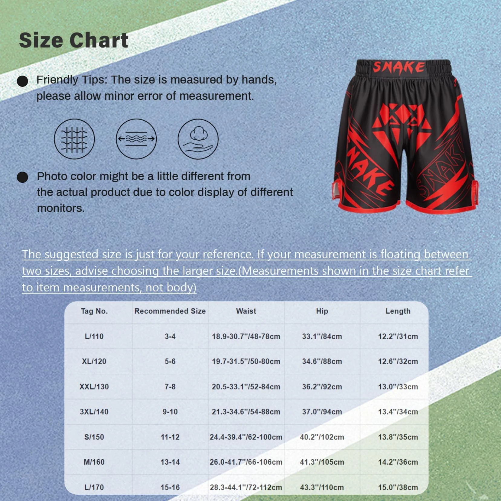 Pantalones cortos de boxeo para niños Muay Thai artes marciales kickboxing