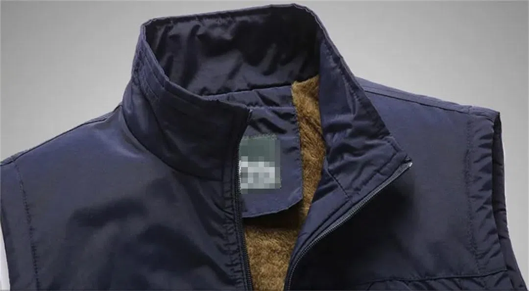 Vogrtcc Chaleco Cálido De Lana Para Hombre Con Bolsillos Chaleco Informal Chaqueta Sin Mangas