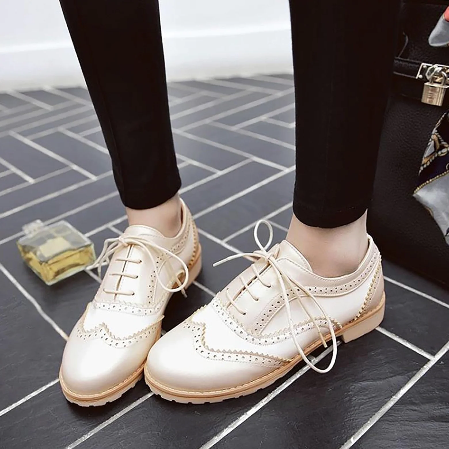 Zapatos tradicionales para mujer, estilo retro, cómodos, con tacón, clásicos, elegantes, Mary Jane