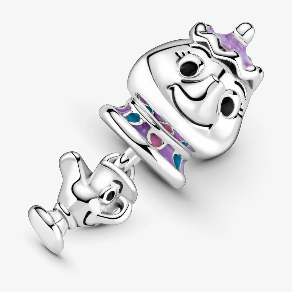 HappyStar Bead Charms para Charms Pulsera Collar Joyería Europea, Bead Charms para Mujer, Colgante Plata de Ley 925