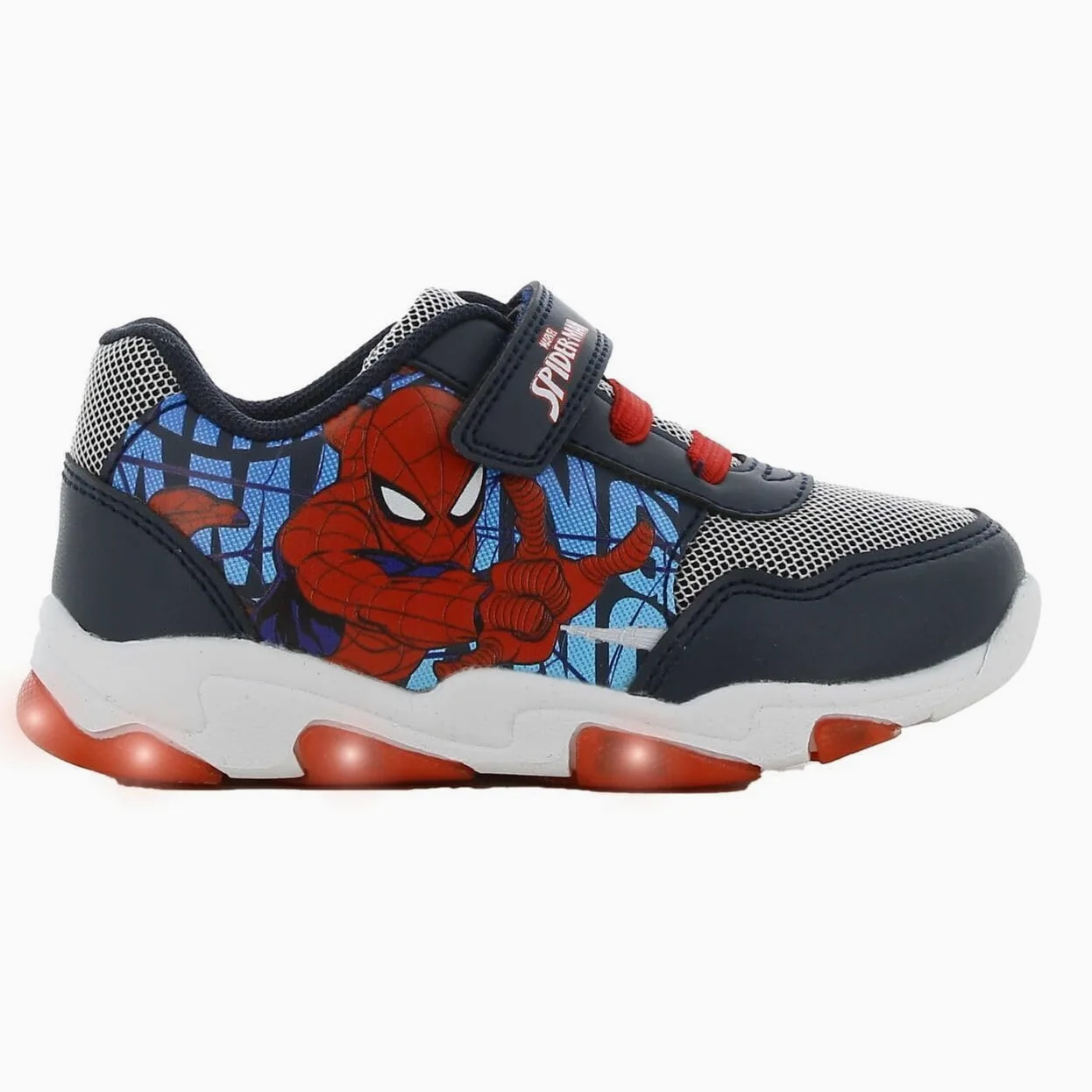 Leomil Spiderman Zapatillas Niño con Luces Deportivas | Zapatos para niños, Ligeros y cómodos, Ideal para la escuela y el tiempo libre, Marvel, Regalo para Niños