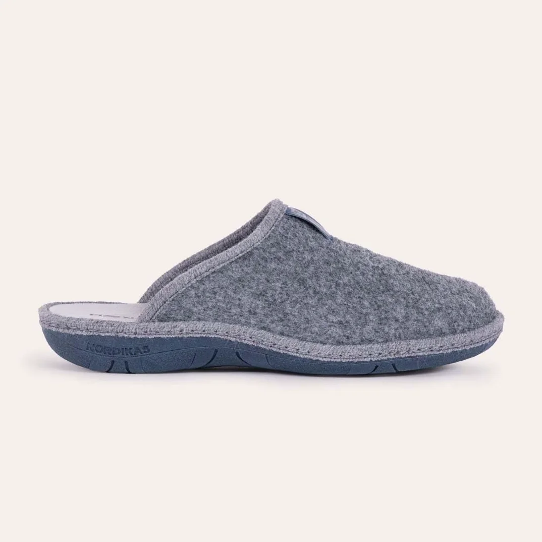 NORDIKAS - Zapatillas de Casa de Fieltro para Hombre Tirol Boreal - Zapatillas Nordikas Suaves y Cómodas - Pantunflas Antideslizantes Hechas en España - Calzado de Hogar Cálido y Ligero