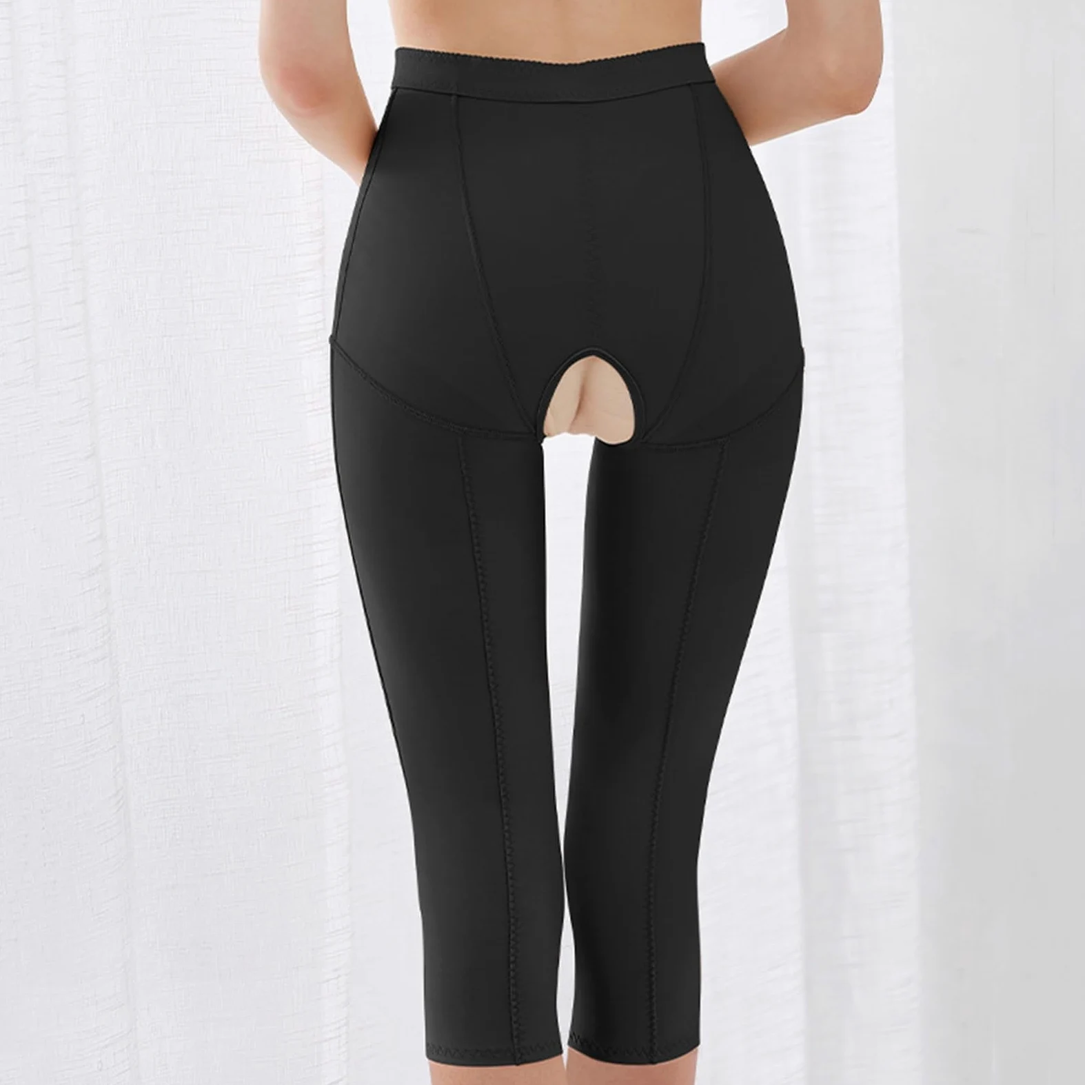 Pantalones Moldeadores De Alta Compresión Pantalones Moldeadores Liposucción 7/8 Control Y Moldeado del Abdomen