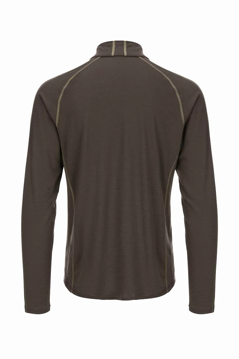 super natural Base 1/4 Zip 175 Camiseta de Manga Larga de Lana Merino. Hombre