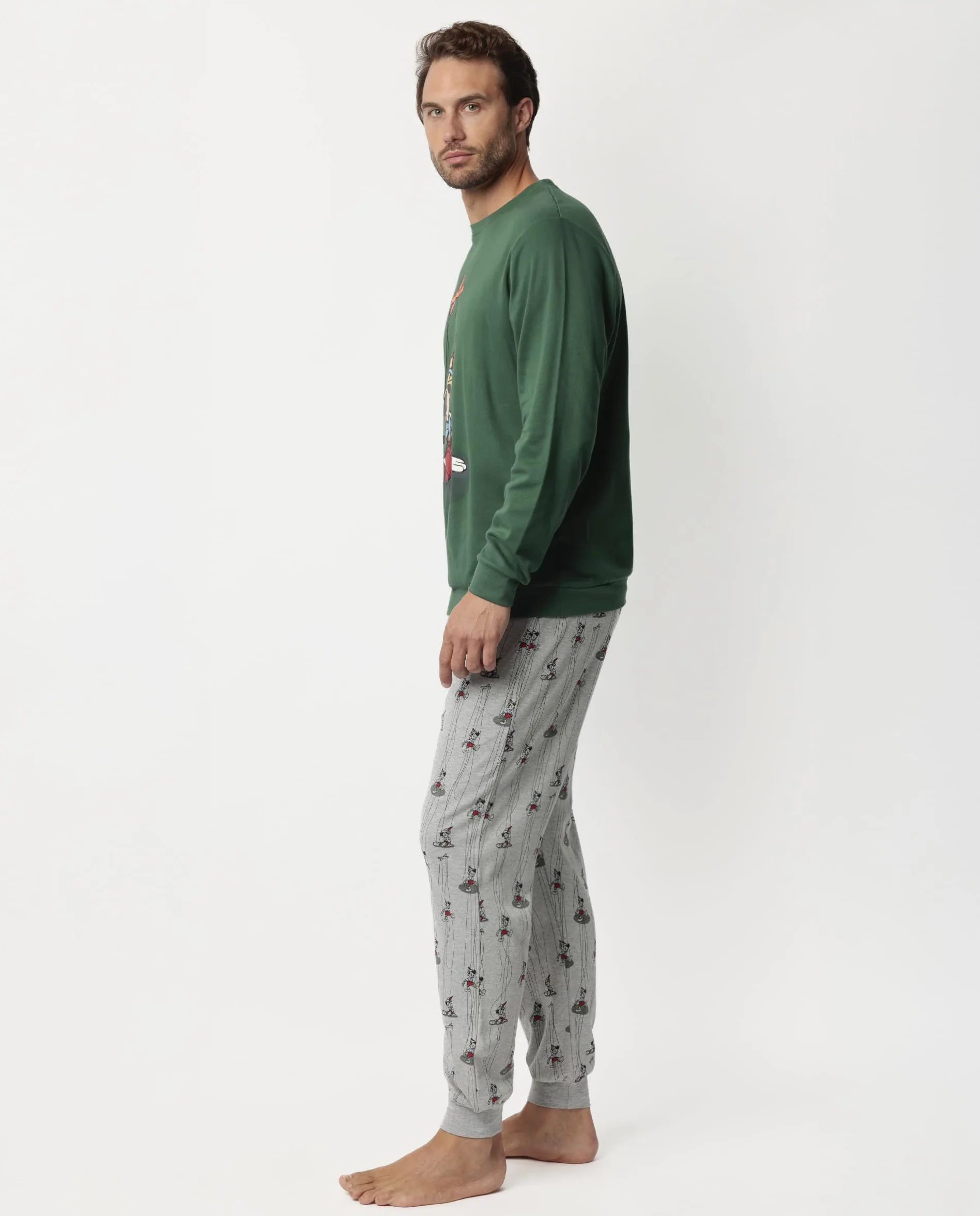 Disney Pijama Manga Larga Puppet Boy para Hombre
