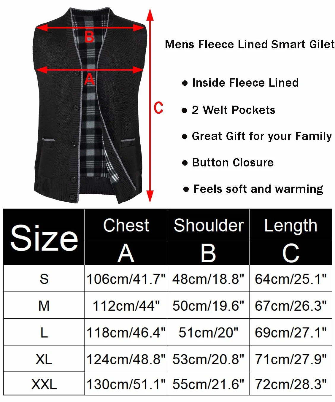 Chaleco de Punto para Hombre Cárdigan sin Mangas de Hombre Casuales Chaleco de Suéter Liso de Color Suéter de Punto Pullover Elegante